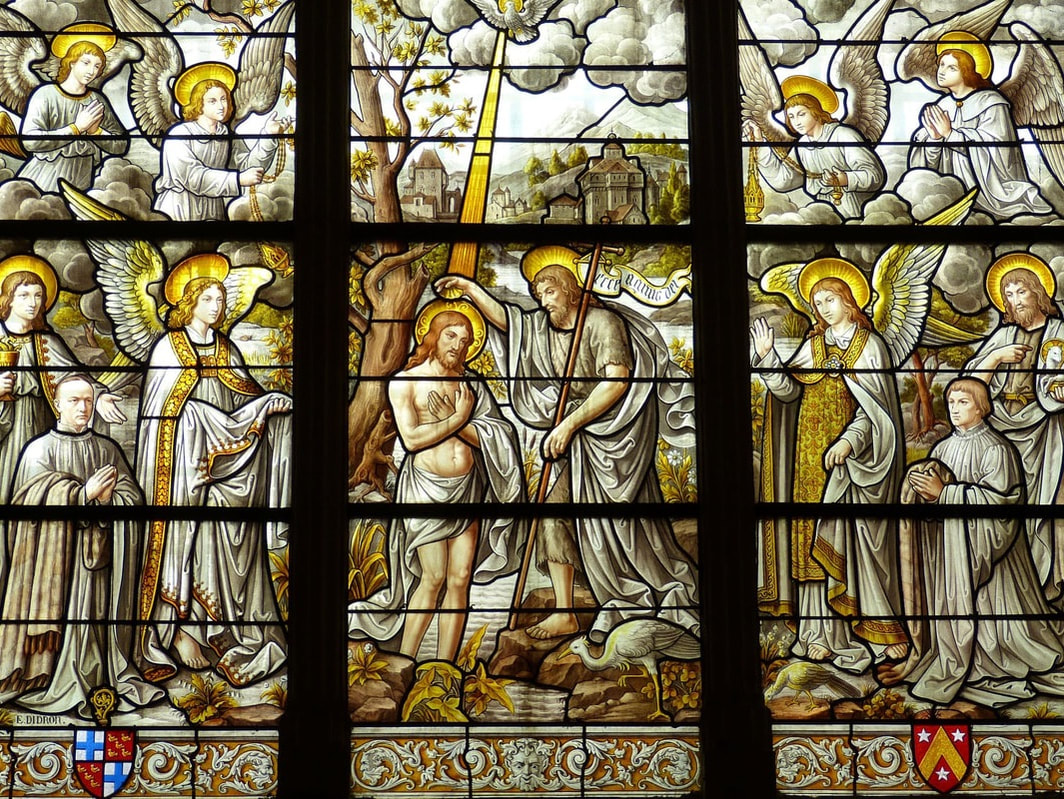 Baptism of the Lord - Stained Glass Window